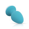 Анальна вібропробка Cala Azul – Blanca Vibrating anal plug, 10 режимів