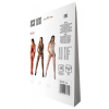 Бодістокінг з безліччю бретелей Passion BS095 One Size, red, імітація пояса та панчіх, з доступом