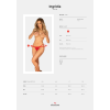 Трусики з доступом Obsessive Ingridia crotchless thong XL/2XL, червоні