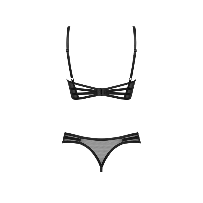 Комплект Obsessive Roxelia 2-pcs crotchless set M/L