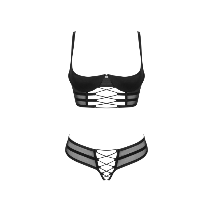 Комплект Obsessive Roxelia 2-pcs crotchless set XL/2XL