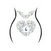 Стрази-прикраси для тіла Leg Avenue Novalie body jewels sticker, наліпки