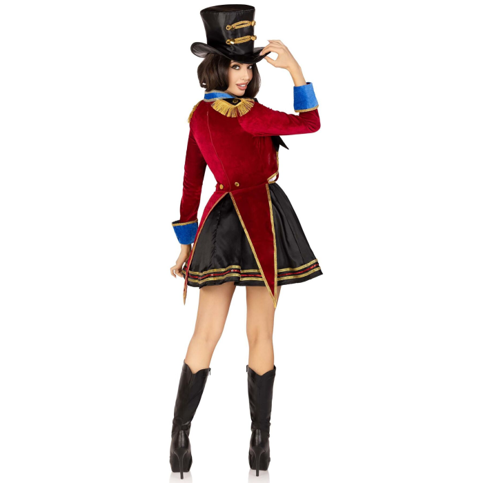 Костюм дресирувальниці Leg Avenue Ringmaster Costume S, сукня, капелюх