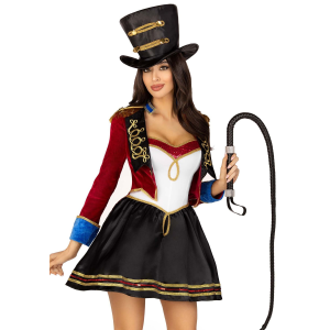Костюм дресирувальниці Leg Avenue Ringmaster Costume M, сукня, капелюх