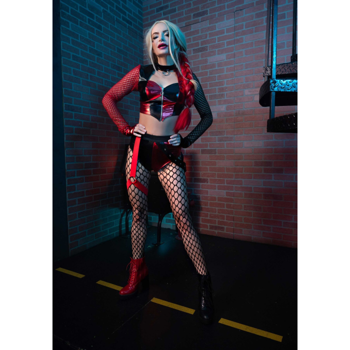 Еротичний костюм Leg Avenue Crime Spree Sweetie Costume M, топ, шорти