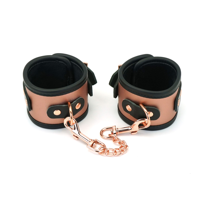 Наручники Liebe Seele Rose Gold Memory Wrist Cuff, натуральна шкіра, золото рожеве