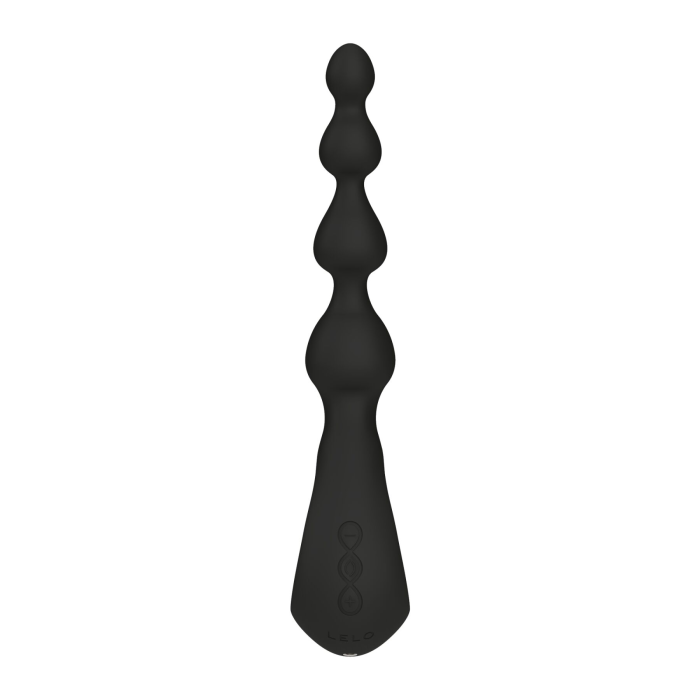 Анальне намисто з вібрацією LELO Soraya Beads Black, різний діаметр намистин, 8 режимів