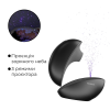 Вакуумний кліторальний смарт-стимулятор Svakom Pulse Galaxie Midnight Black, проєктор зоряного неба