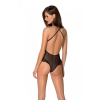 Еротичне боді Passion DOLLY BODY, S/M, black, з відкритими чашками