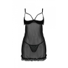 Еротичний пеньюар Passion MARINA CHEMISE, S/M, black