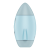 Вакуумний стимулятор з вібрацією Satisfyer Mission Control Blue, 2 незалежні мотори