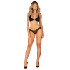 Комплект Obsessive Latinesa 2-pcs set XL/2XL, бюстгальтер та трусики