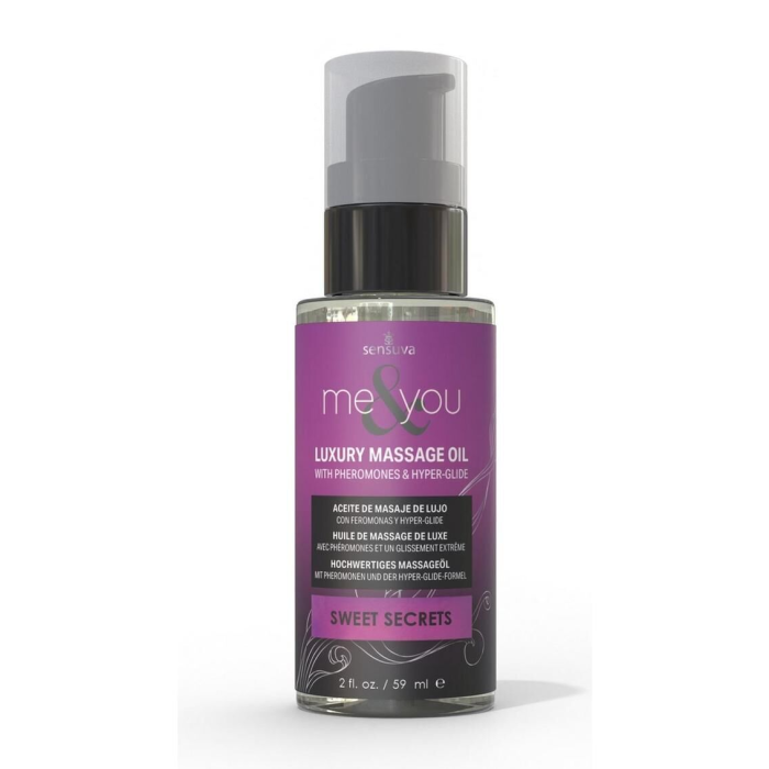 Масажна олія Sensuva Me&You - Sweet Secrets (Pomegranate, Fig, Coconut & Plumeria) 59 мл