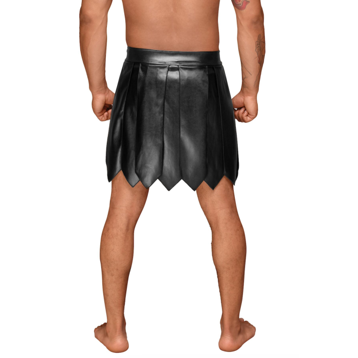 Чоловіча спідниця гладіатора Noir Handmade H053 Eco leather men's gladiator skirt, XL, екошкіра