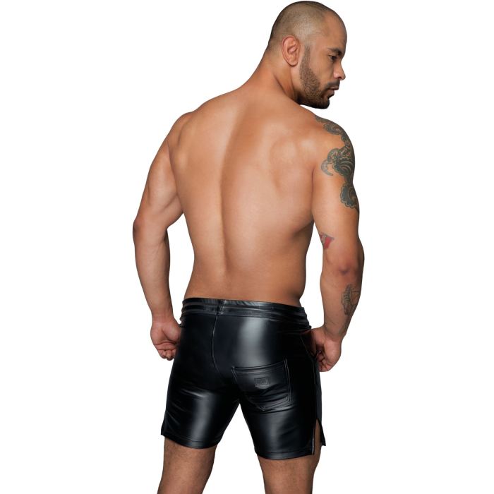 Чоловічі шорти з мокрим ефектом Noir Handmade H061 Powerwetlook shorts, M