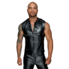 Чоловіча безрукавка з капюшоном Noir Handmade H062 Hooded Shirt, XL, мокрий ефект