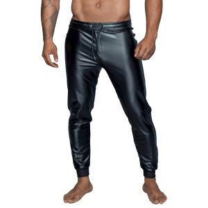 Чоловічі трегінси Noir Handmade H063 Powerwetlook treggings, S, мокрий ефект