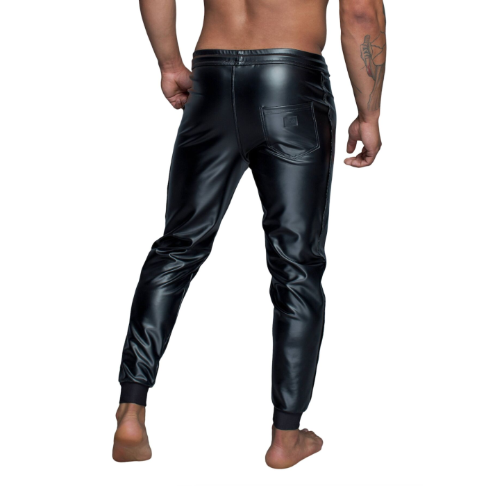 Чоловічі трегінси Noir Handmade H063 Powerwetlook treggings, M, мокрий ефект