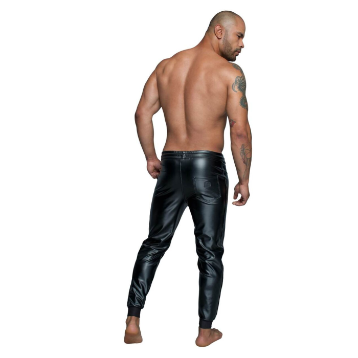 Чоловічі трегінси Noir Handmade H063 Powerwetlook treggings, M, мокрий ефект