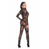 Сітчастий бодістокінг Noir Handmade F237 Long tulle overall, XXL