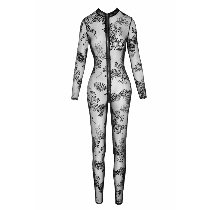 Сітчастий бодістокінг Noir Handmade F237 Long tulle overall, 3XL