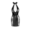 Сукня Noir Handmade F238 Short tulle dress with powerwetlook inserts, M