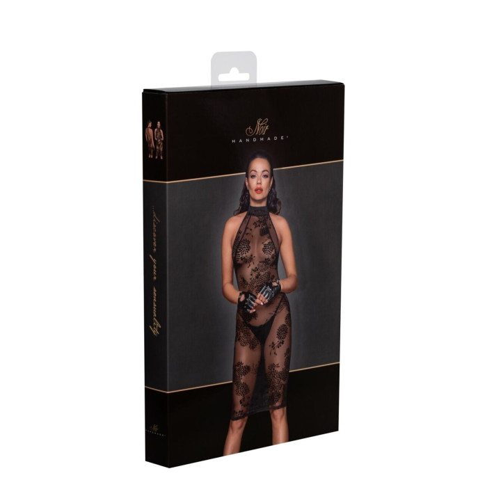 Сукня Noir Handmade F240 Midi tulle dress with velvet straps, XXL