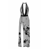 Сукня Noir Handmade F312 Divinity, 3XL, black, прозора, до підлоги, відкрита спина, розріз збоку