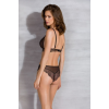 Комплект Passion AMBERLY SET black, L/XL, бралет і трусики бразиліана