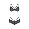Комплект Passion DROSERA BIKINI black, L/XL, бюстгальтер і трусики-кюлоти
