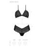 Комплект Passion KERRIA BIKINI black, XXL/XXXL, бралет і трусики-бікіні