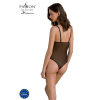 Боді Passion KERRIA BODY black, L/XL, з високими вирізами та верхом балконет