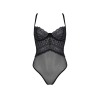 Боді Passion KERRIA BODY black, XXL/XXXL, з високими вирізами та верхом балконет