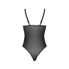 Боді Passion KERRIA BODY black, XXL/XXXL, з високими вирізами та верхом балконет