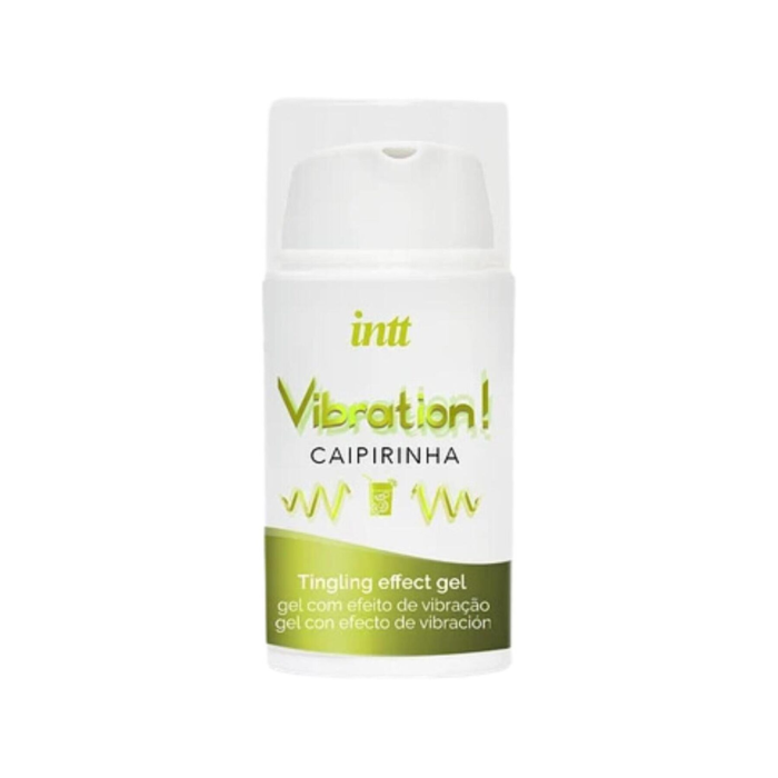 Рідкий вібратор Intt Vibration Caipirinha (15 мл), густий гель, дуже смачний, діє до 30 хвилин