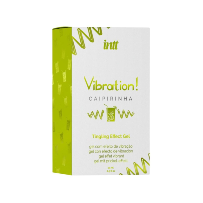 Рідкий вібратор Intt Vibration Caipirinha (15 мл), густий гель, дуже смачний, діє до 30 хвилин