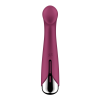 Вібратор з ротацією Satisfyer Spinning G-Spot 1 Red, плоский майданчик для стимуляції точки G
