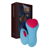Вібратор у трусики FairyGasm HeartGem blue, на магніті, пульт ДК