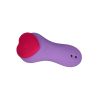 Вібратор у трусики FairyGasm HeartGem violet, на магніті, пульт ДК