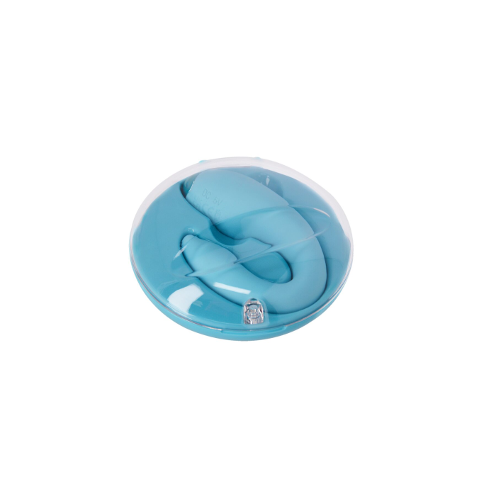 Вібратор для пар FairyGasm PleasureBerry blue, зарядний кейс, пульт ДК