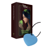 Мінівібратор «Сердечко» FairyGasm PleasureStone blue, 9 режимів, на шнурку
