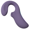 Кліторально-вагінальний звуковий стимулятор LELO Enigma WAVE Cyber Purple, 3 типи стимуляції