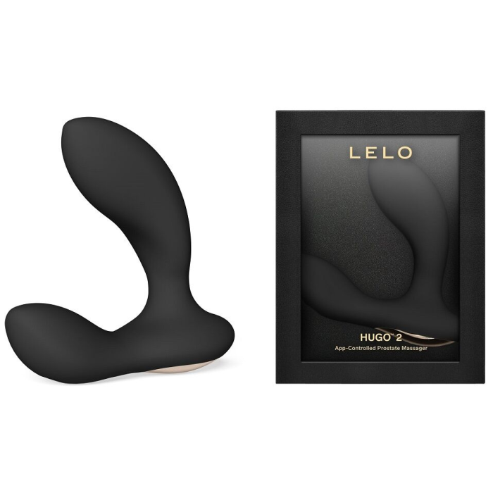 Смарт-масажер простати LELO Hugo 2 Black, 2 мотори, підвищена потужність