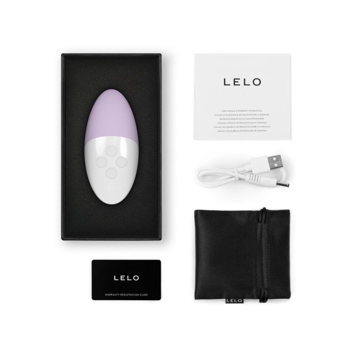 Музичний вібратор для клітора LELO SIRI 3 Calm Lavender, вібрації в ритмі звуків без смартфона