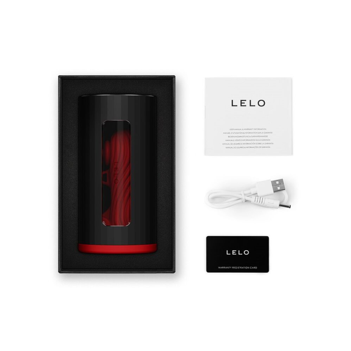 Смарт-мастурбатор LELO F1S V3 Red, 2 мотори, 8 режимів, стимуляція звуковими хвилями