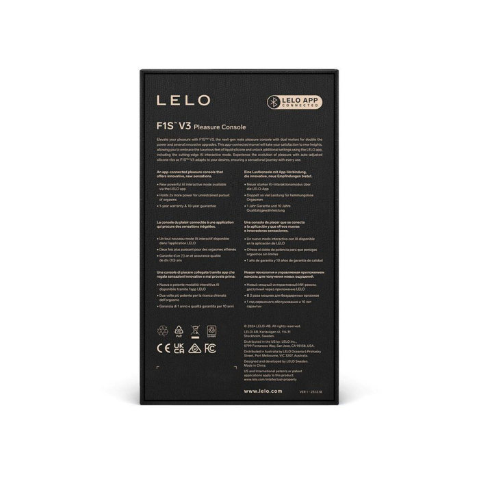 Смарт-мастурбатор LELO F1S V3 Teal, 2 мотори, 8 режимів, стимуляція звуковими хвилями