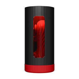 Смарт-мастурбатор LELO F1S V3 XL Red, збільшений, 2 мотори, 8 режимів, стимуляція звуковими хвилями