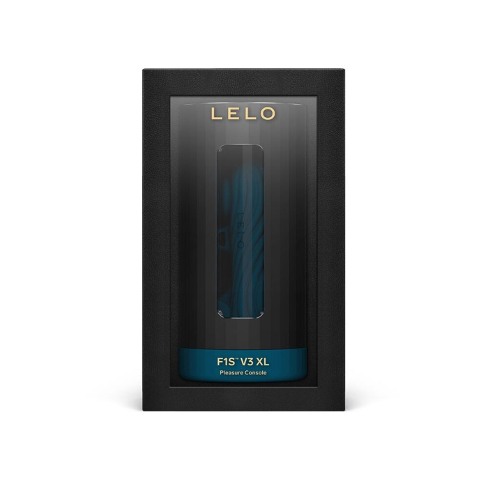 Смарт-мастурбатор LELO F1S V3 XL Teal, збільшений, 2 мотори, 8 режимів, стимуляція звуковими хвилями