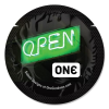 Презерватив ONE Glowing Pleasures, 1 шт, світиться в темряві, зі змазкою