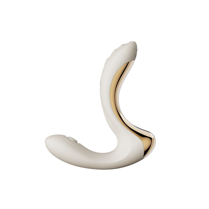 Вібратор-пульсатор з вакуумною насадкою Zalo – Talis G-Spot PulseWave Vibrator Ivory White